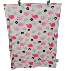 Target Multicolored Whale Soft Throw Blanket 30.5 x 38